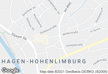 Karte mit Standort von Bäckermeister Kamm
