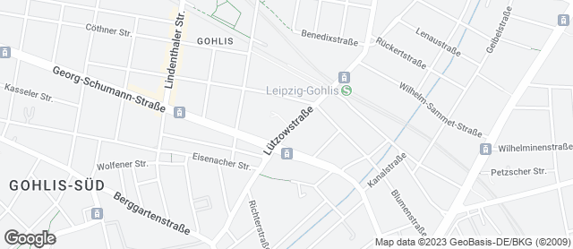 Karte mit Standort von LUKAS Bäcker in den Gohlis Arkaden Leipzig