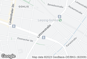 Karte mit Standort von LUKAS Bäcker in den Gohlis Arkaden Leipzig