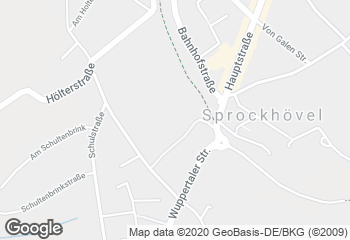 Karte mit Standort von Bäckerei Die 2 im Lidl Sprockhövel