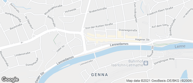 Karte mit Standort von Bäckerei-Konditorei Niehaves GmbH&Co.KG Fil. 01