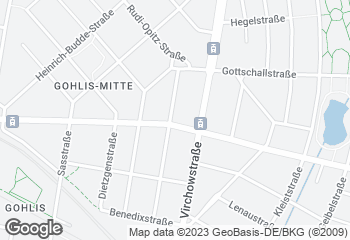 Karte mit Standort von Wendl GmbH Konditorei & Bäckerei, Filiale im Konsum Coppistraße