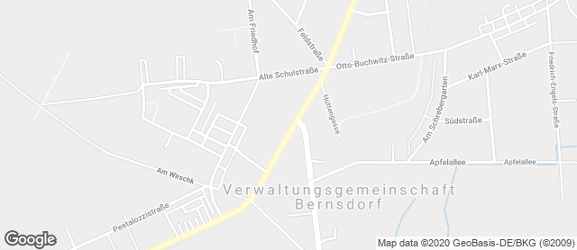 Karte mit Standort von Bäckerei Ermer Filiale Dresdner Str.