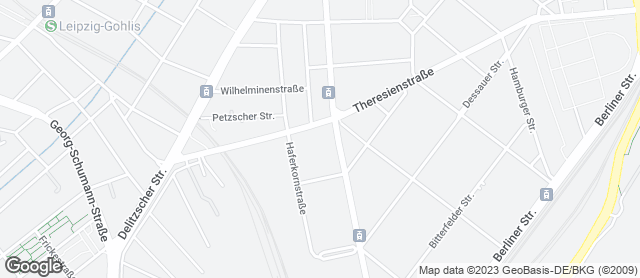 Karte mit Standort von Wendl GmbH Konditorei & Bäckerei, Filiale am Netto-Markt Wittenberger Straße