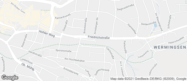 Karte mit Standort von Bäckerei Kayser GmbH