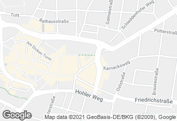 Karte mit Standort von Goldbäckerei Grote GmbH & Co. KG