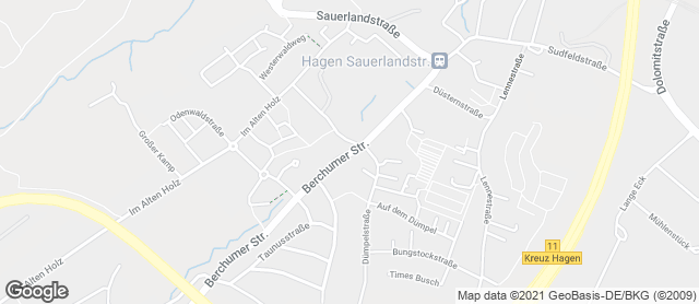 Karte mit Standort von Bäckermeister Kamm
