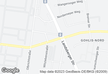 Karte mit Standort von Wendl GmbH Konditorei & Bäckerei, Filiale im Gohlis-Park