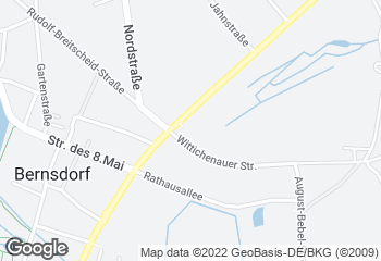 Karte mit Standort von Bäckerei-Konditorei Krause