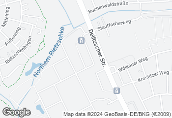 Karte mit Standort von Bäckerei Schwarze GmbH (Ambulanzzentrum St. Georg Klinikum)
