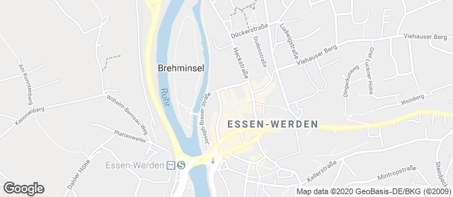 Karte mit Standort von Troll Filiale in Essen-Werden