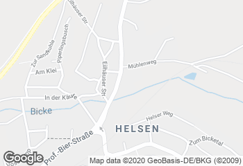 Karte mit Standort von Bäckerei Plener Helsen
