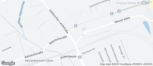 Karte mit Standort von Wendl GmbH Konditorei & Bäckerei, Filiale im Edeka-Markt Wiederitzsch