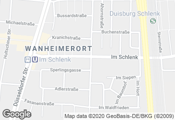 Karte mit Standort von Bäckerei Vormann