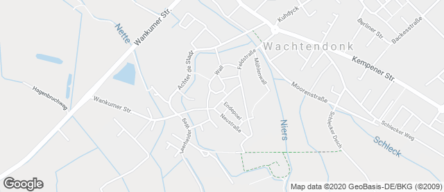 Karte mit Standort von Bäckerei-Konditorei Anja Ticheloven