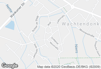 Karte mit Standort von Bäckerei-Konditorei Anja Ticheloven