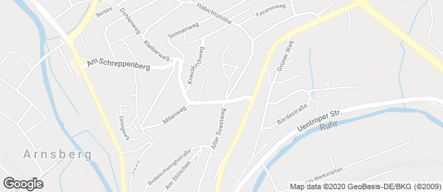 Karte mit Standort von Bäckerei Jürgens
