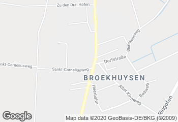 Karte mit Standort von Bäckerei Gottfried Gielen