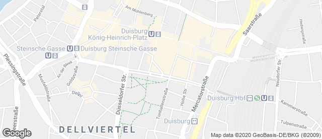 Karte mit Standort von Bäckerei Horsthemke
