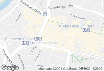 Karte mit Standort von Bäckerei Brinker GmbH