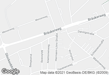 Karte mit Standort von Bäckerei-Konditorei Niehaves GmbH&Co.KG Fil. 11
