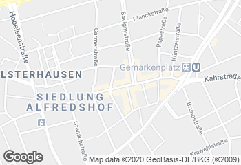 Karte mit Standort von Bäckerei Lindner