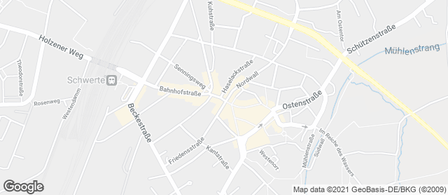 Karte mit Standort von Bäckerei-Konditorei Niehaves GmbH&Co.KG Fil. 55