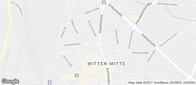 Karte mit Standort von Bäckerei Weidler