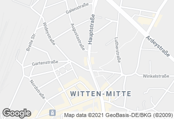 Karte mit Standort von Bäckerei Weidler