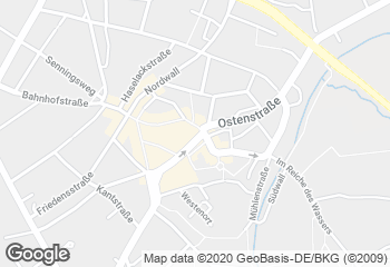 Karte mit Standort von Bäckermeister GROBE - Schwerte-City Brückstr.