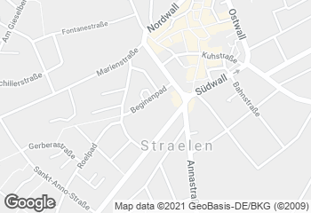Karte mit Standort von Landbäckerei Stinges
