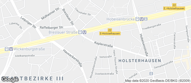 Karte mit Standort von Peter Backwaren oHG