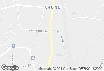 Karte mit Standort von Bäckerei Weidler