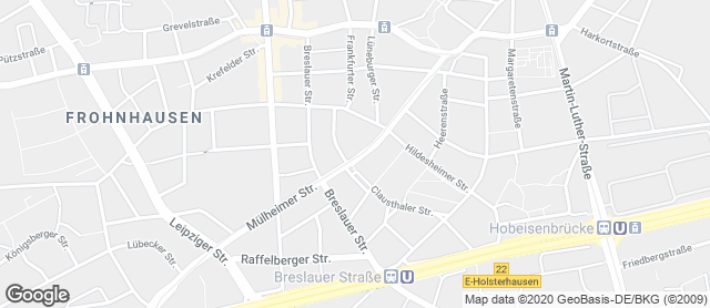 Karte mit Standort von BorBäcker Siebers