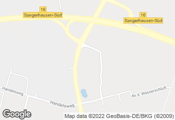 Karte mit Standort von Bäckerei Bergmann & Sohn GmbH Brot-, Weiß und Feinbäckerei GmbH