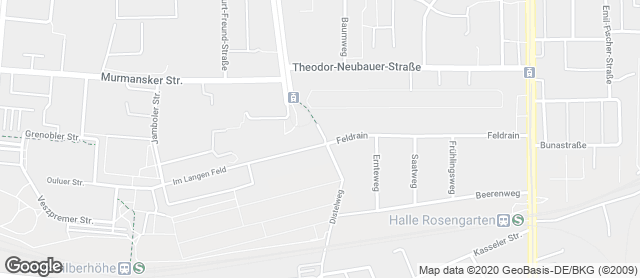 Karte mit Standort von Bäckerei Rödel