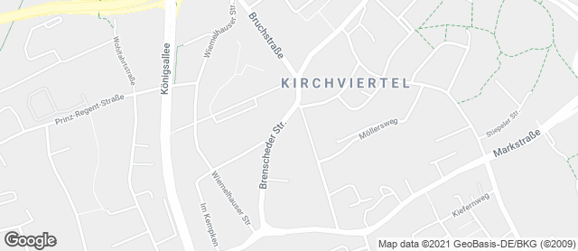 Karte mit Standort von Bäckerei und Konditorei Schmidtmeier