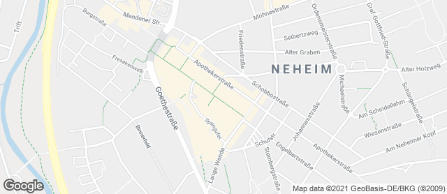 Karte mit Standort von Bäckerei Jürgens