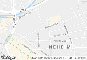 Karte mit Standort von Bäckerei Jürgens