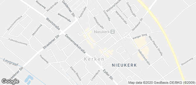 Karte mit Standort von Landbäckerei Oomen GmbH