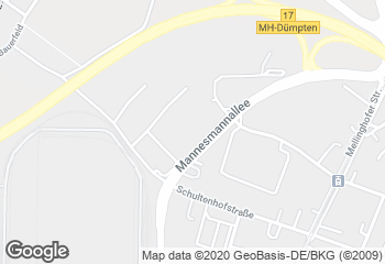 Karte mit Standort von Bäckerei M. u. K. Horsthemke GmbH