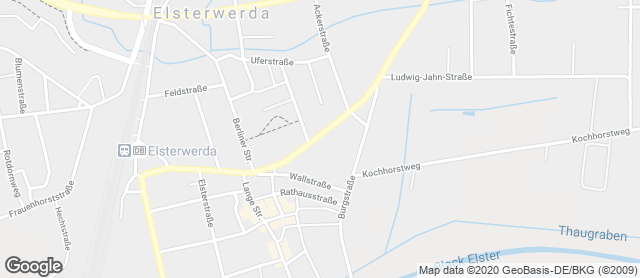 Karte mit Standort von Bäckerei Bubner e.K. Elstercenter Rewe