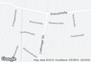 Karte mit Standort von Familienbäckerei Agethen