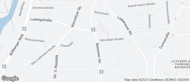 Karte mit Standort von Bäckerei Kirn; Filiale Beesener Straße