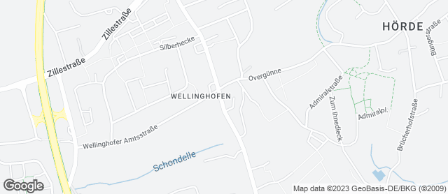 Karte mit Standort von Bäckermeister GROBE - Wellinghofen-Zentrum