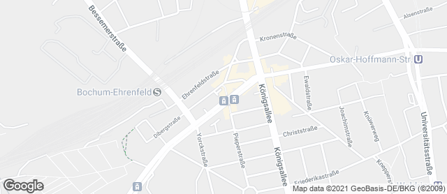 Karte mit Standort von Bäcker Peter