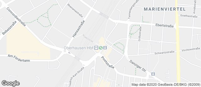 Karte mit Standort von Bäckerei Horsthemke