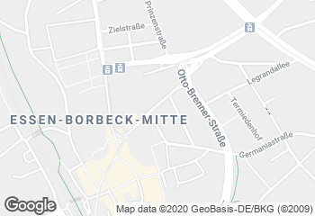 Karte mit Standort von BorBäcker Siebers
