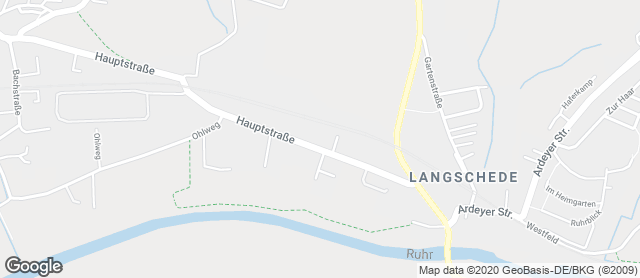 Karte mit Standort von Bäckermeister GROBE - REWE Fröndenberg-Langschede
