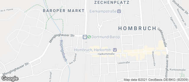 Karte mit Standort von Bäckermeister GROBE - Kaufland Hombruch